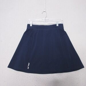 RLX Ralph Lauren Skirt Skort Small Navy Blue Tennis Core Pickleball Golf Pull On